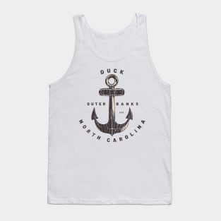 Duck, NC Summertime Vacationing Big Anchor Tank Top